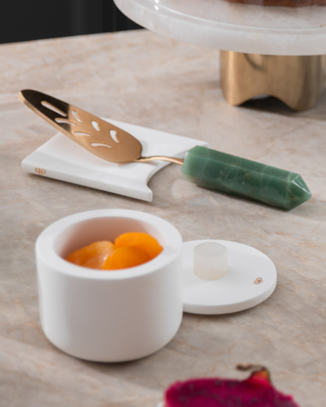 Apoio Para Talheres Bespoke - Corian White