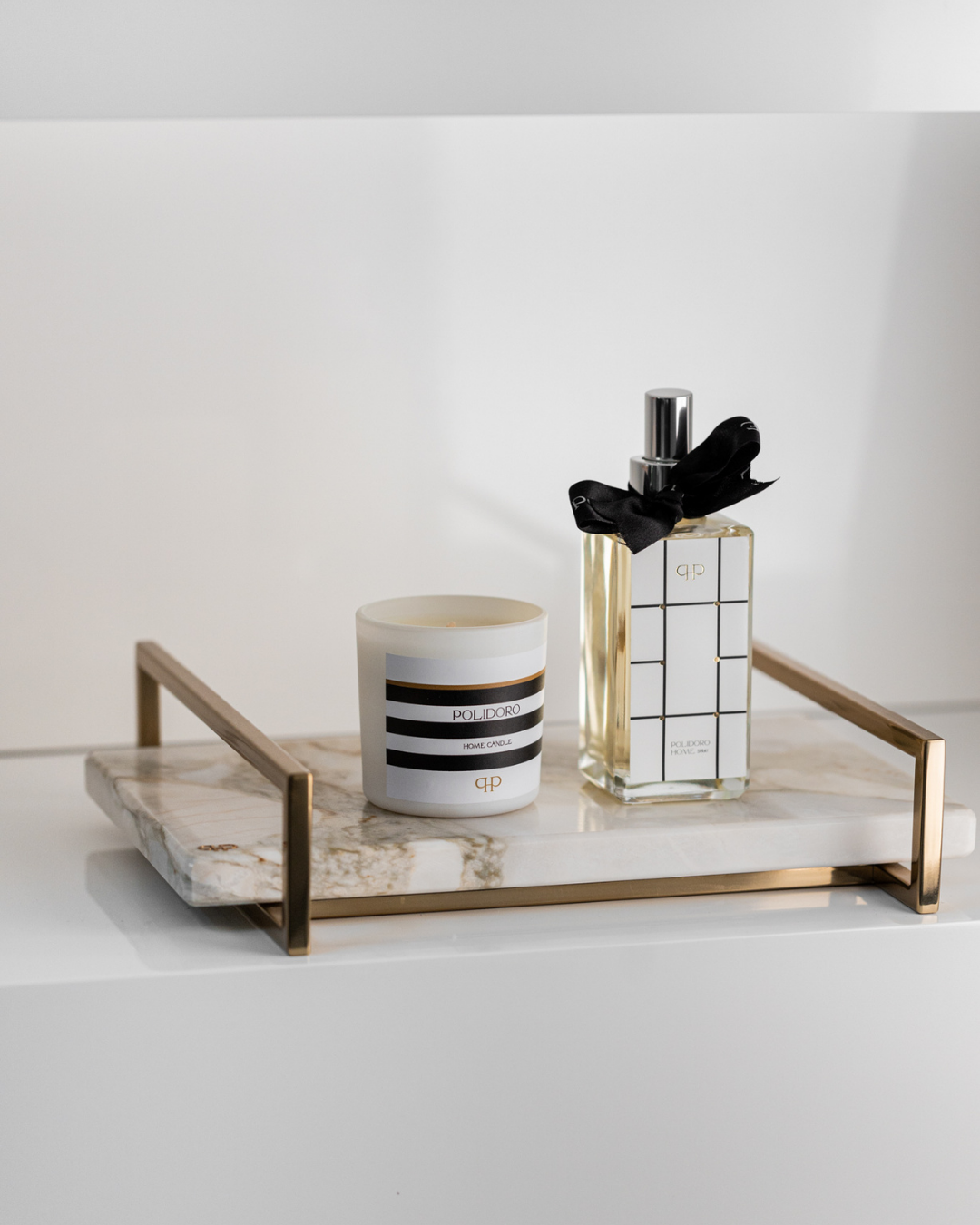 Polidoro Home Candle - White