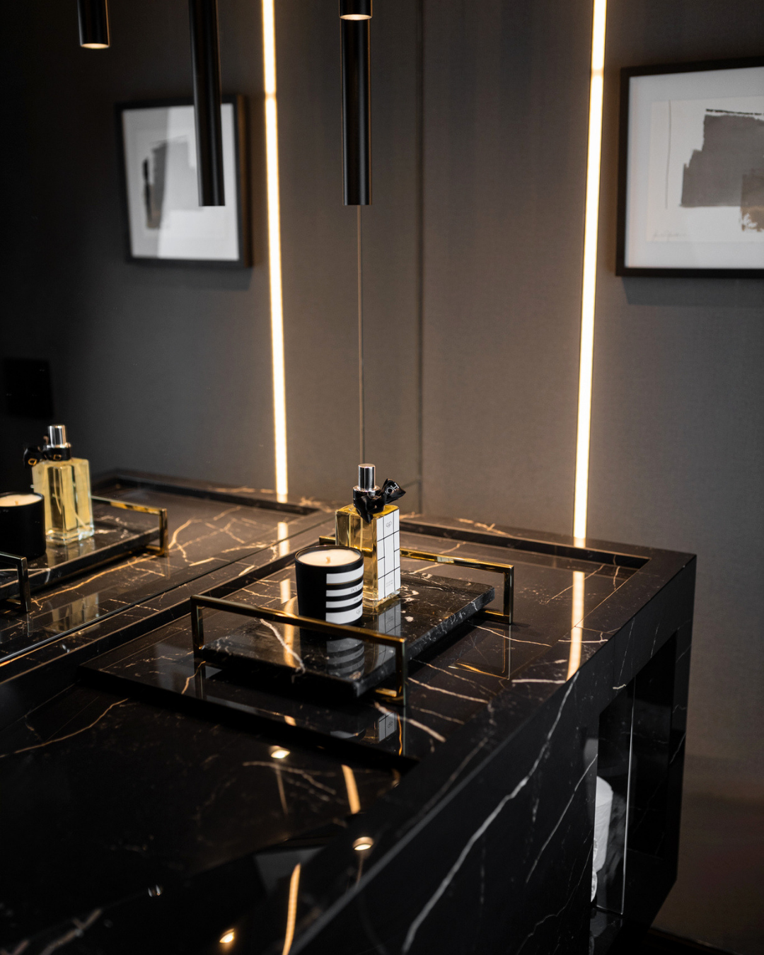 Bandeja Giverny - Nero Marquina