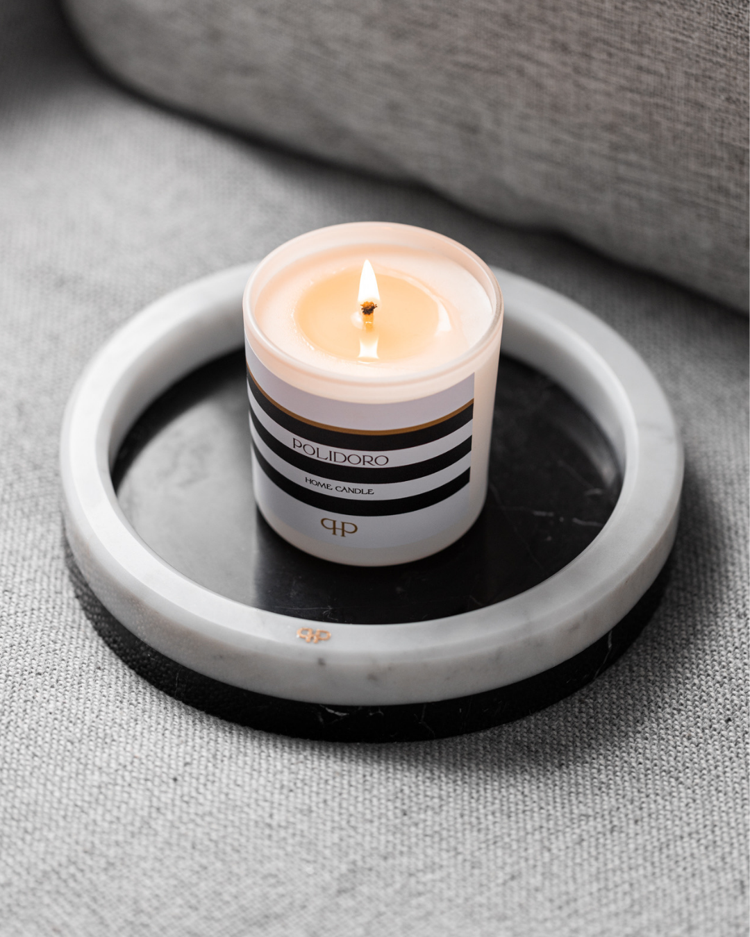 Polidoro Home Candle - White