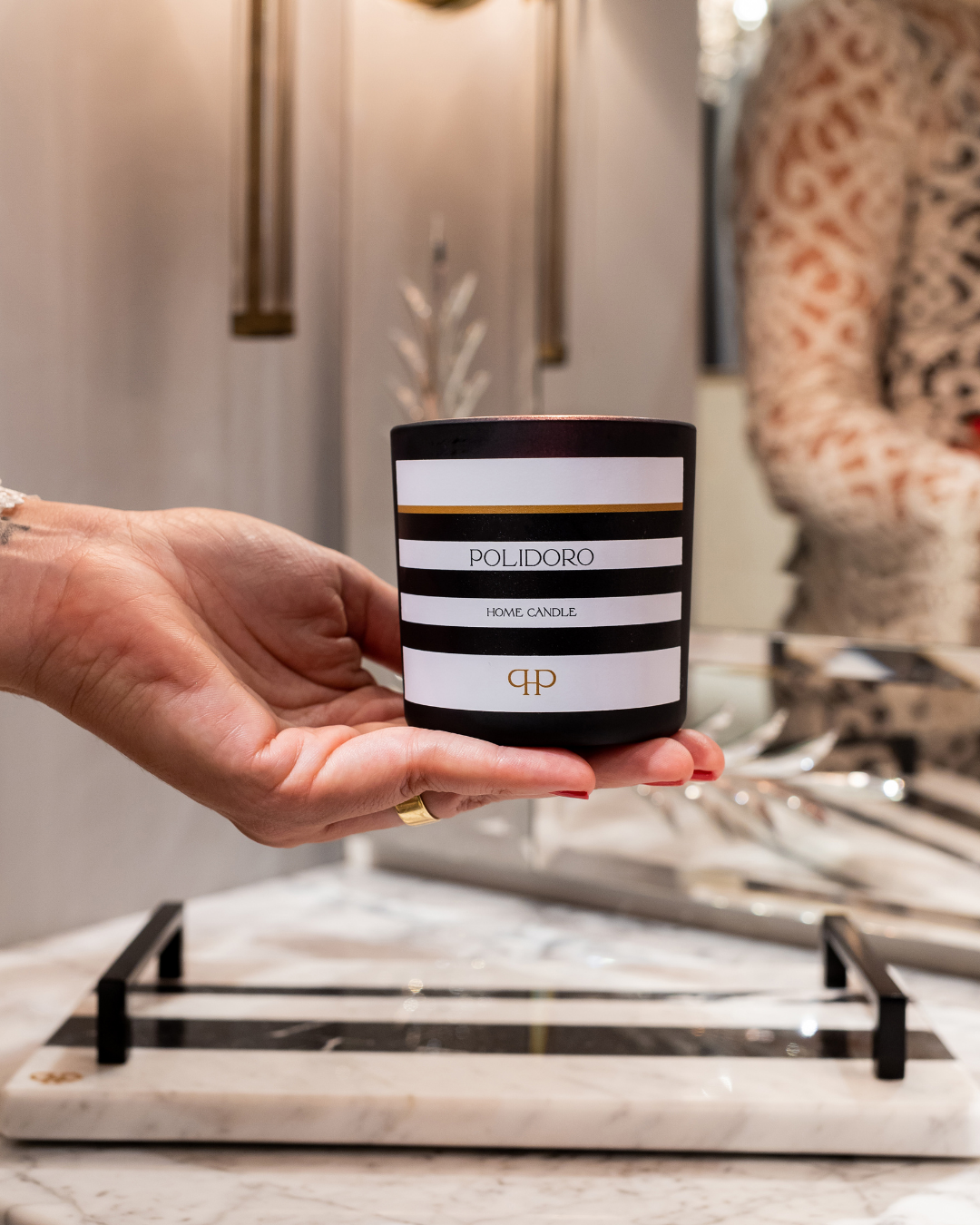 Polidoro Home Candle - Black