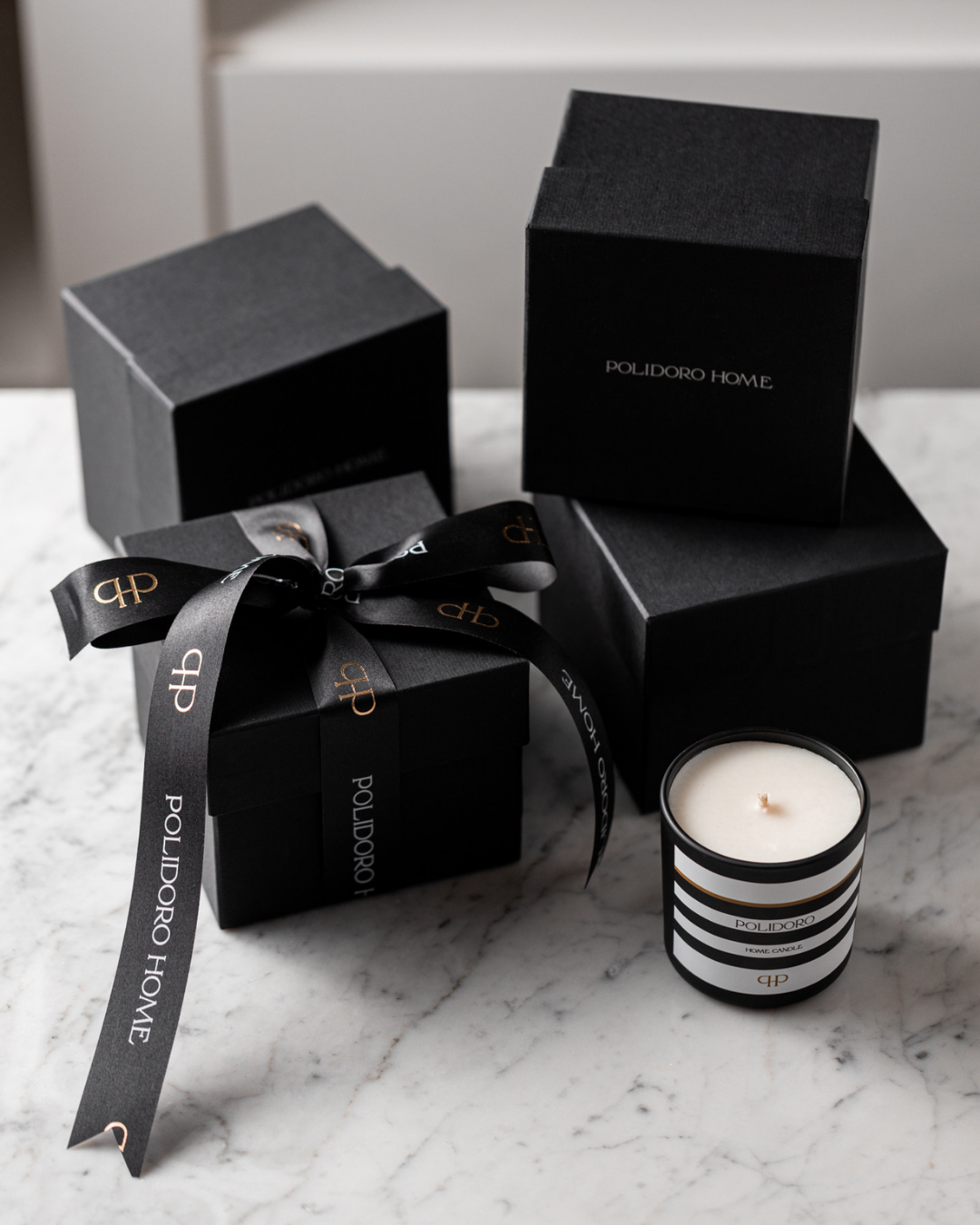 Polidoro Home Candle - Black