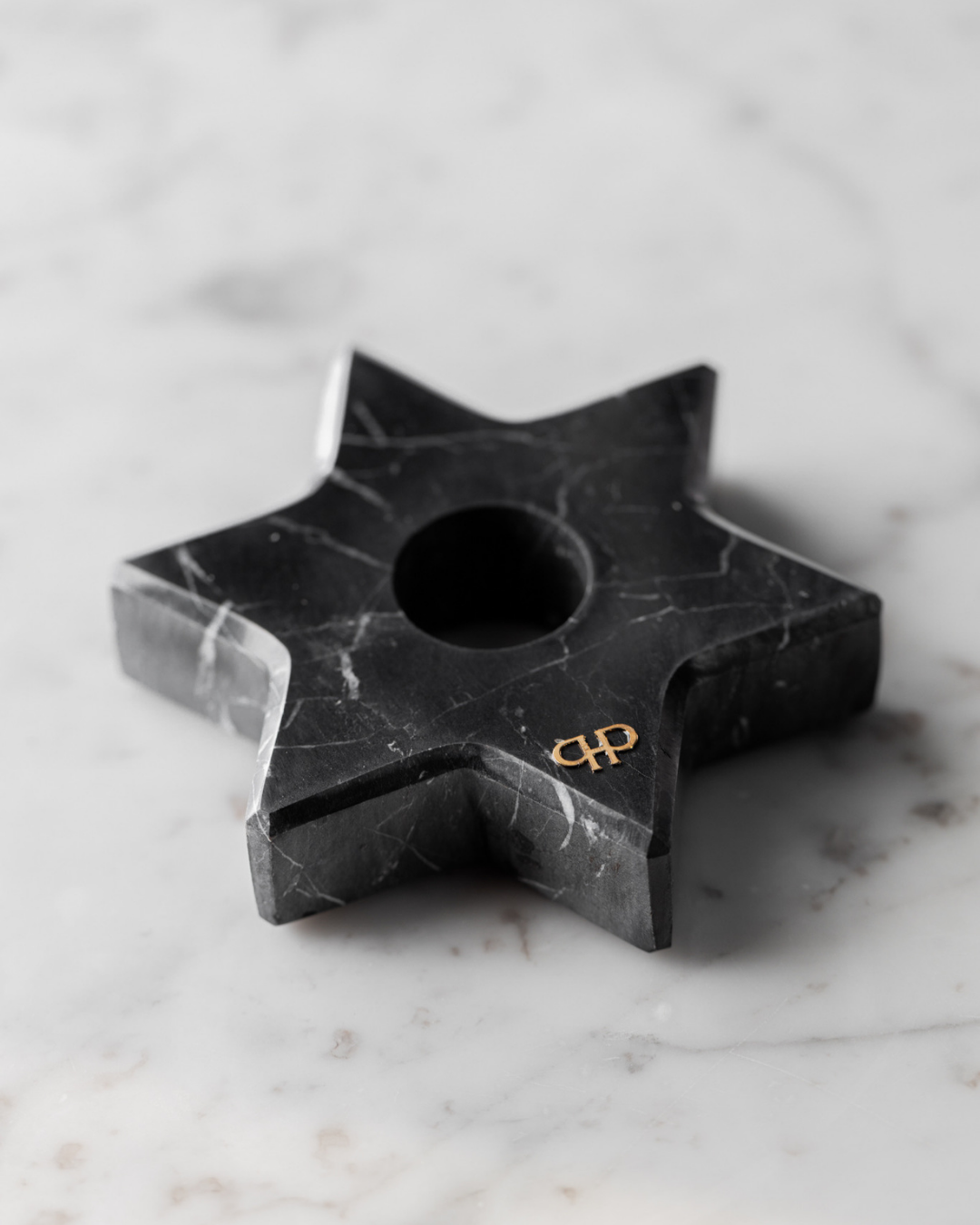 Castiçal Estrela - Nero Marquina