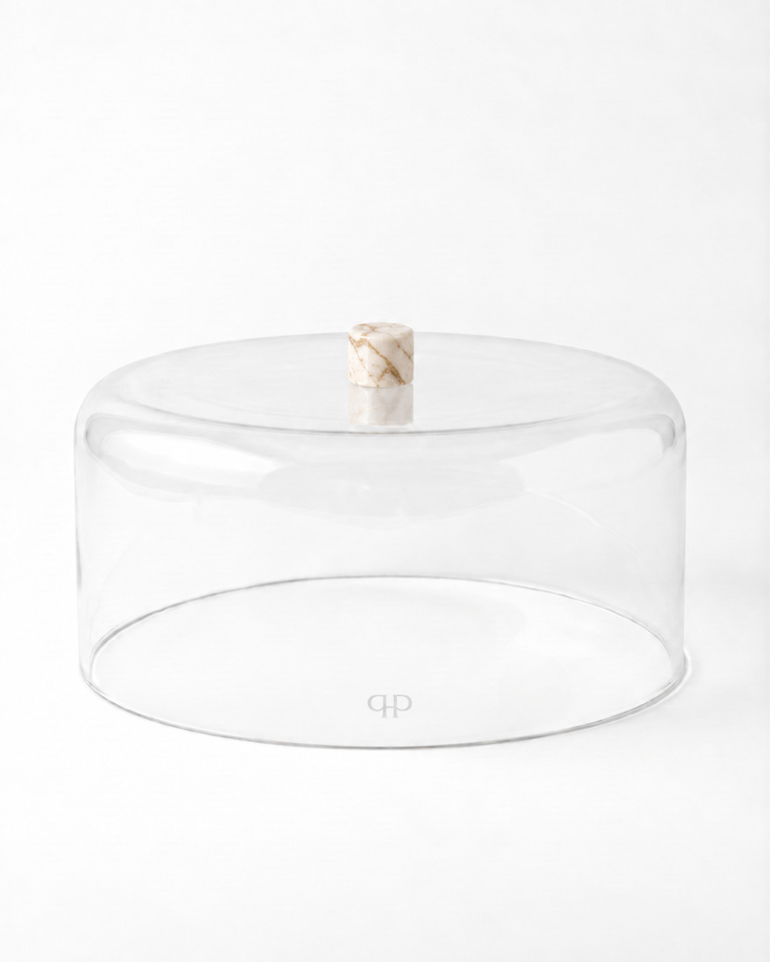 Cúpula para Boleira - Puxador Calacata Gold