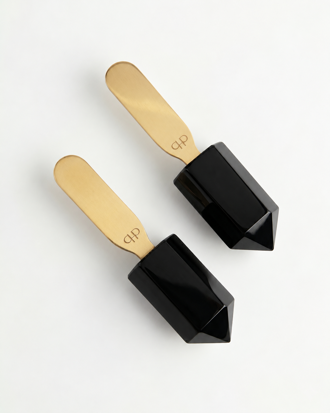Espátulas Voler Gold - Obsidiana Negra