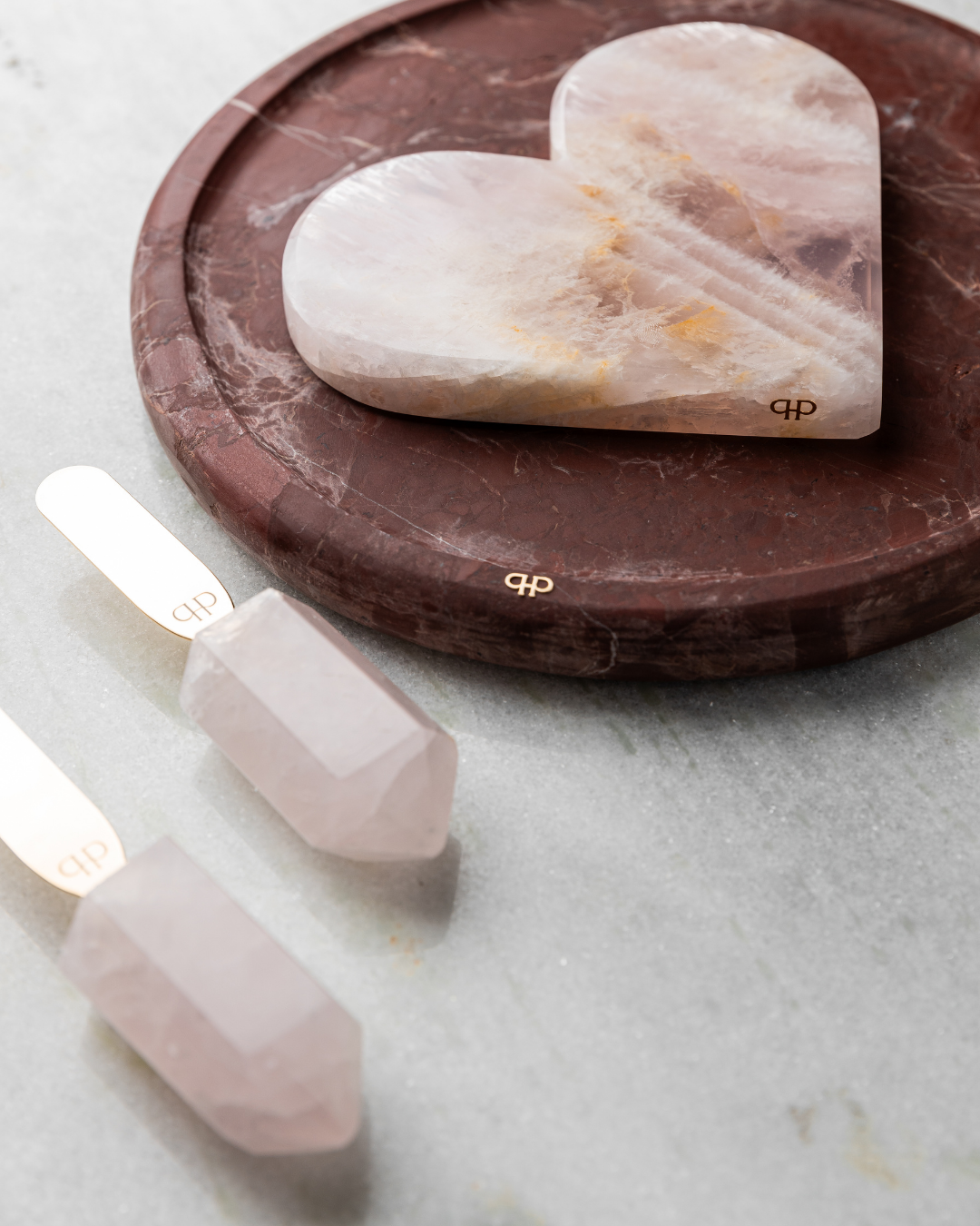 Espátulas Voler Gold - Quartzo Rosa