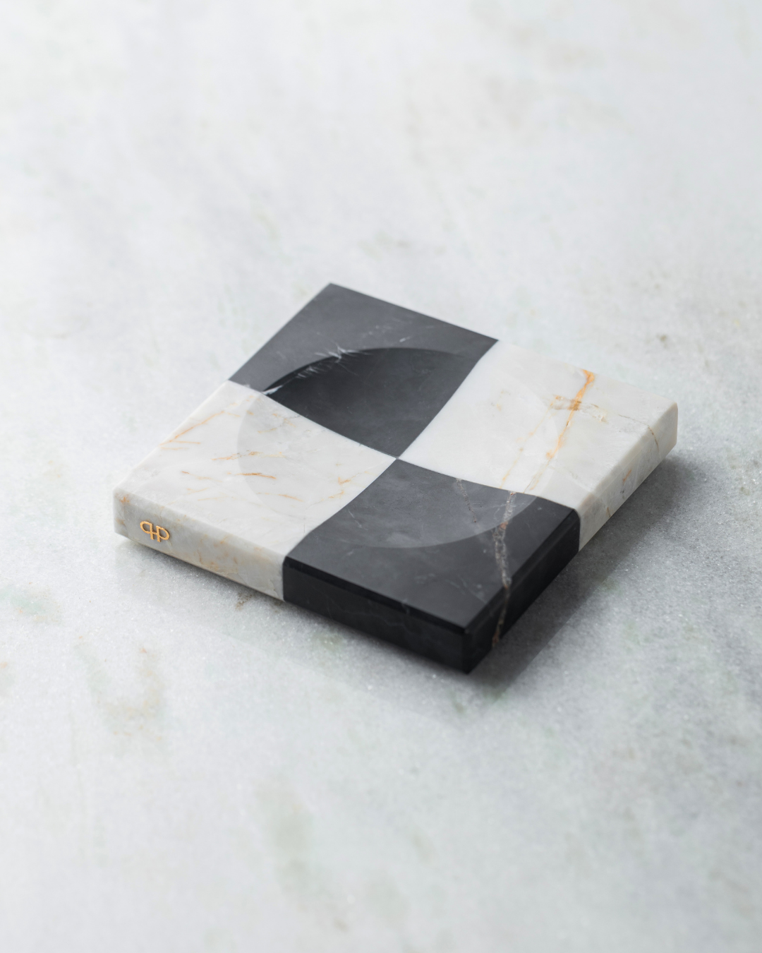 Porta-Joias Quadriculado - Nero Marquina