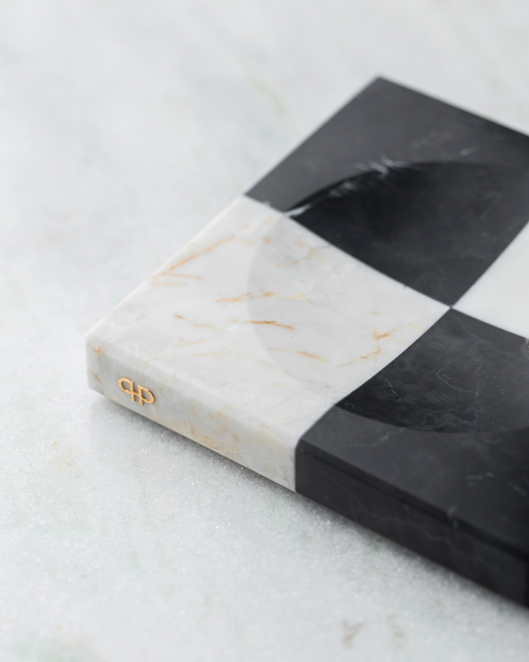 Porta-Joias Quadriculado - Nero Marquina