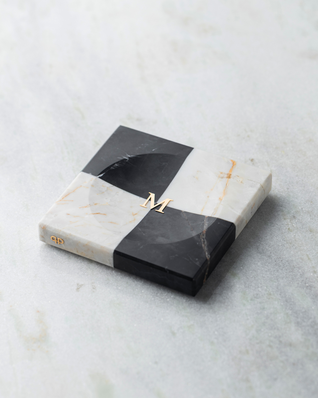 Porta-Joias Quadriculado - Nero Marquina