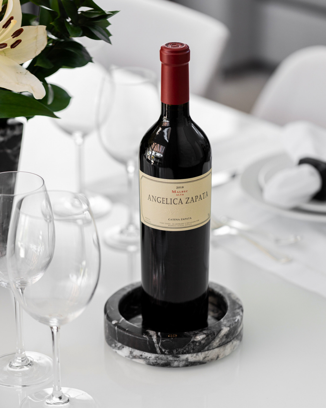 Porta-Vinho de Mesa - Nero Marquina