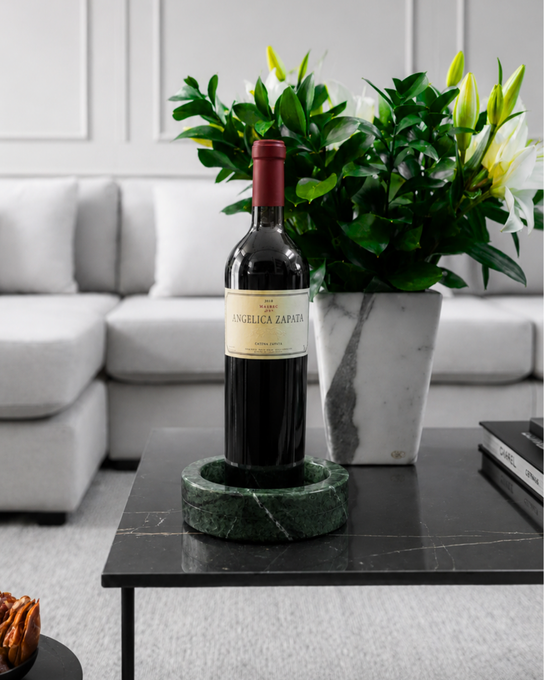 Porta-Vinho de Mesa - Verde Guatemala