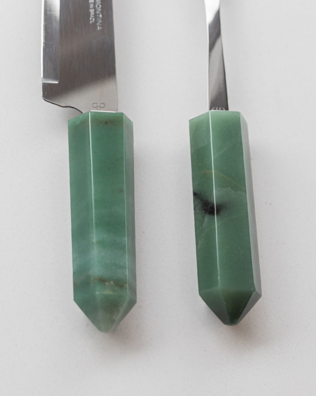 Conjunto de Talheres Para Churrasco - Quartzo Verde