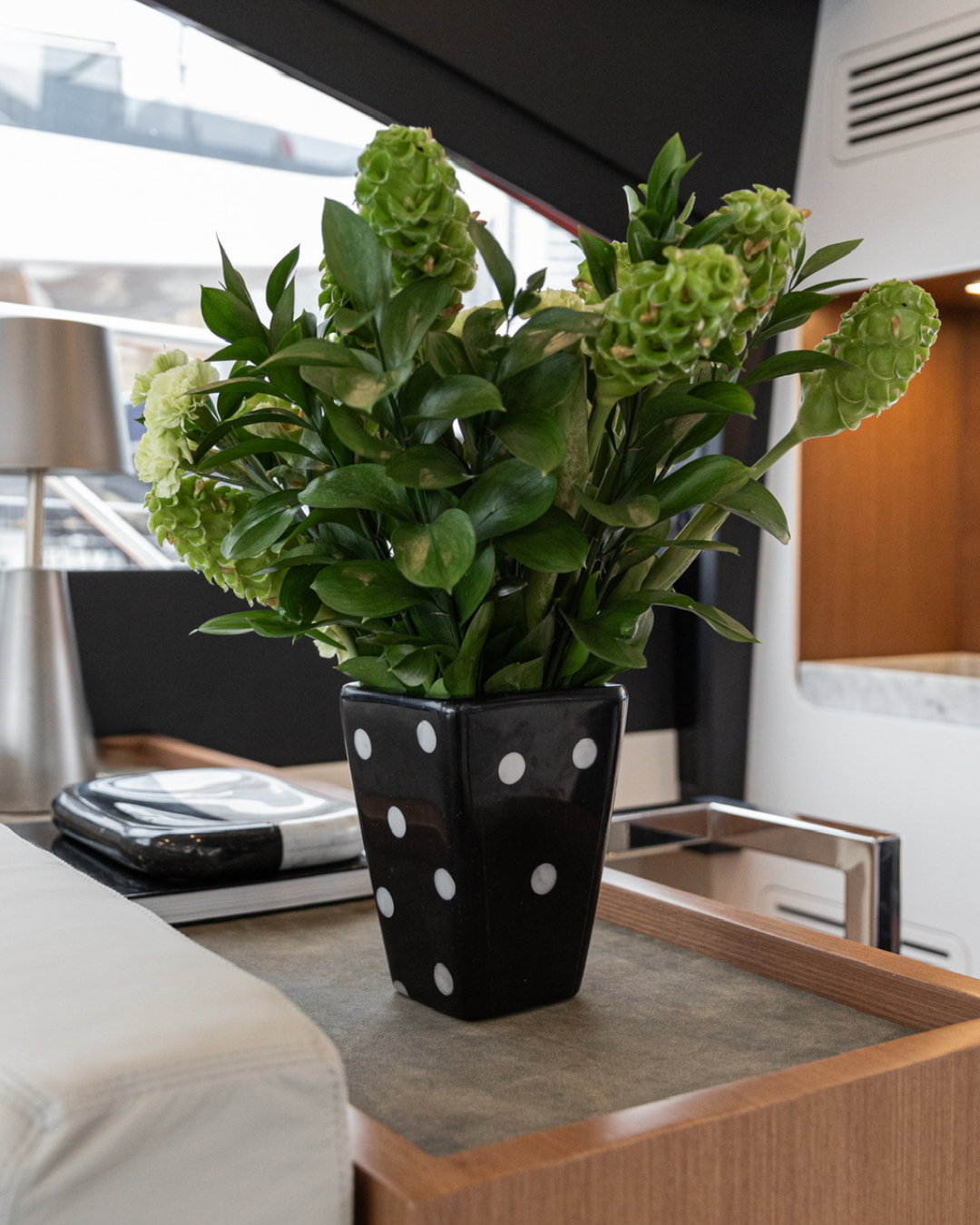 Vaso Poá - Nero Marquina e Carrara