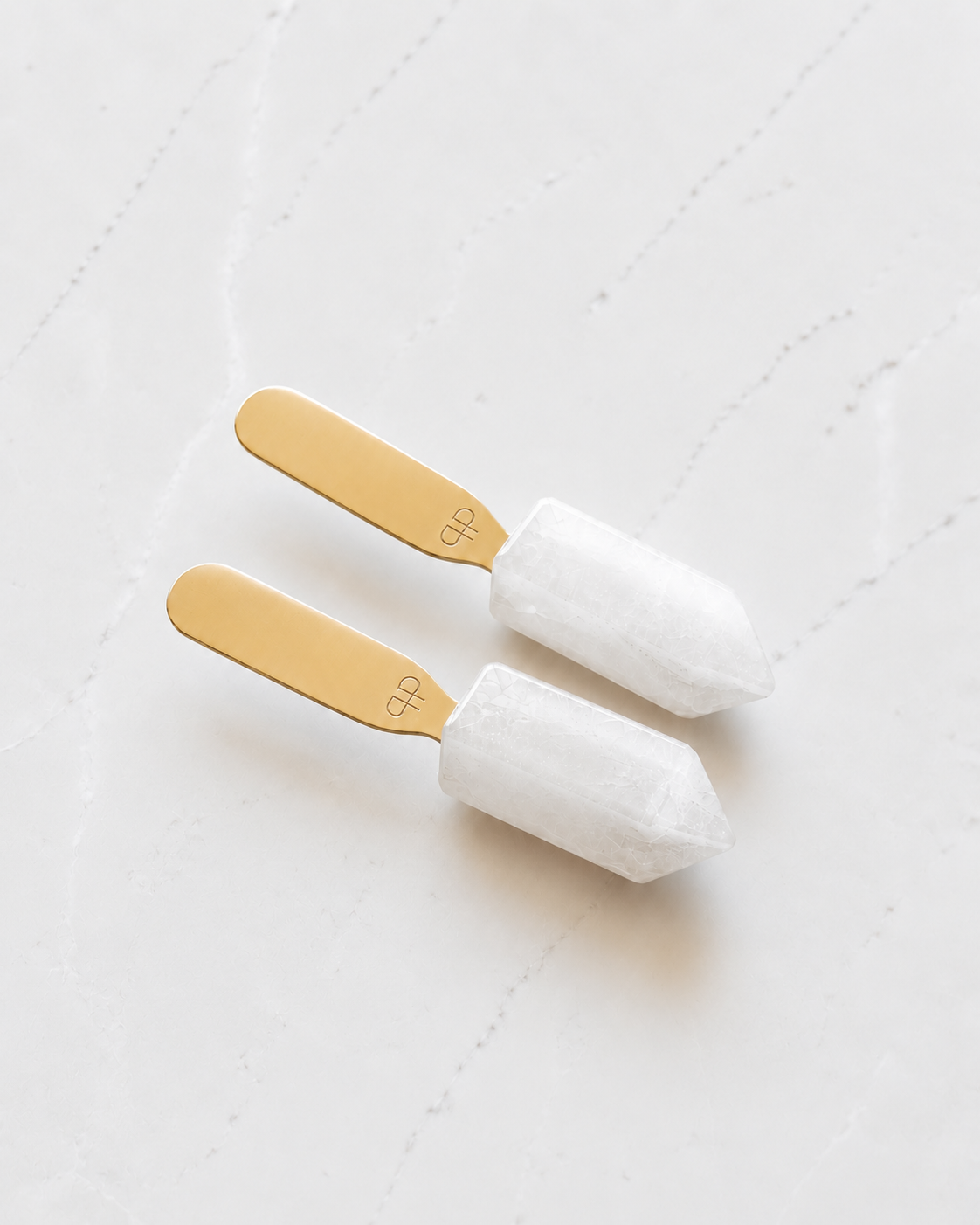 Espátulas Voler Gold - Quartzo Branco