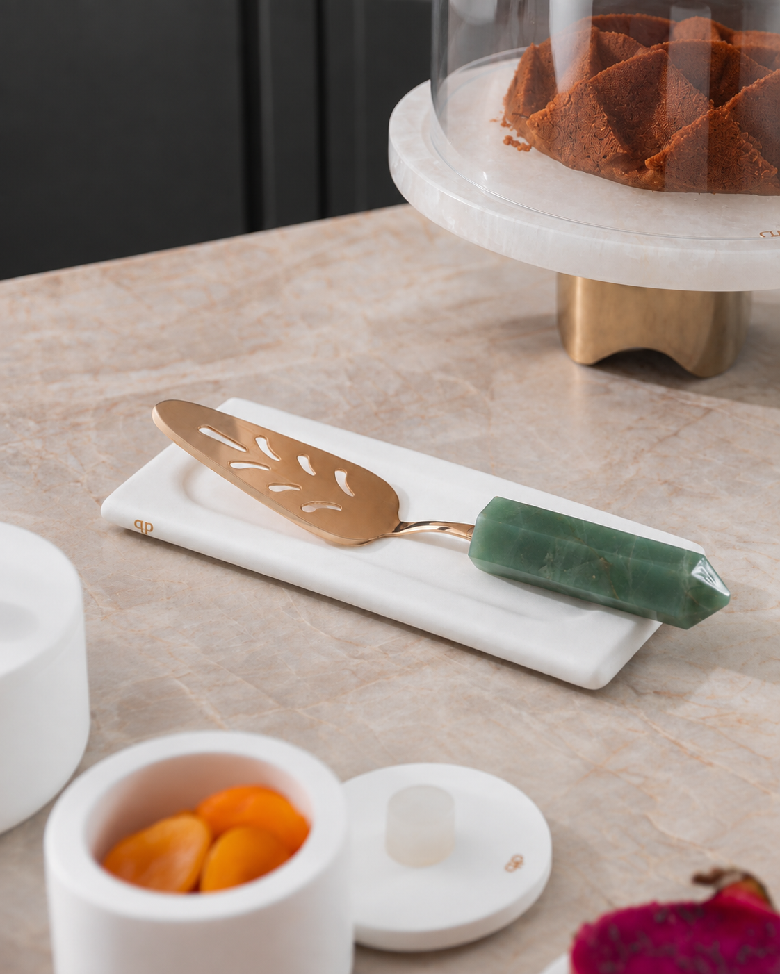 Apoio Para Talheres Bespoke - Corian White