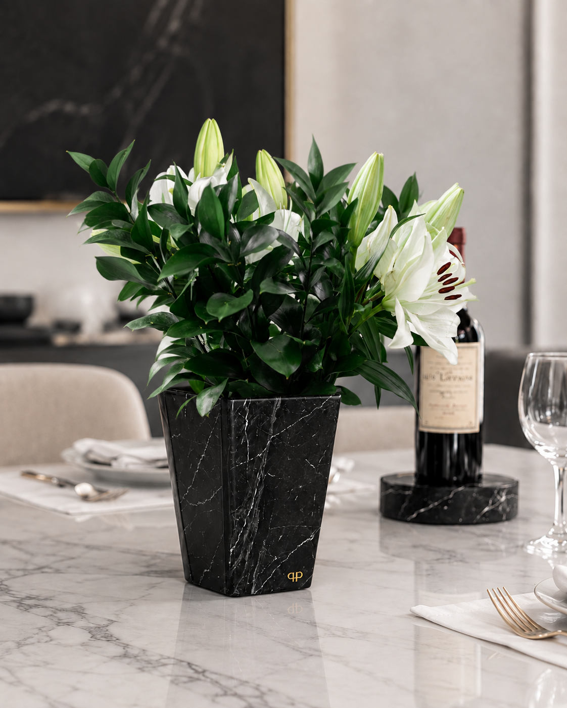 Vaso Clean - Nero Marquina